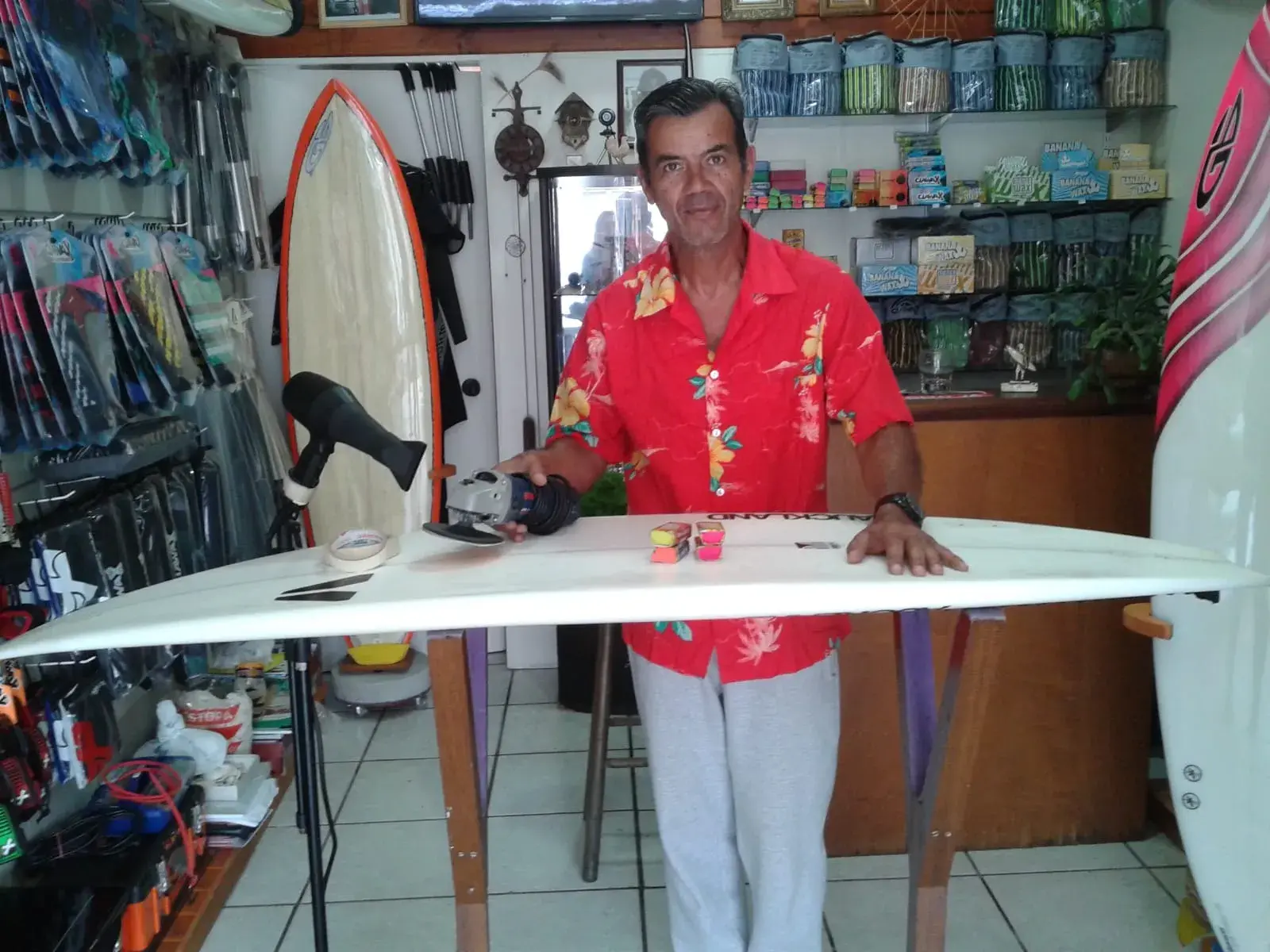 Consertos de Pranchas de Surf